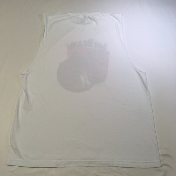 Vintage 2001 XL Jim Beam Throw Down the Rock Promo Sleeveless Basketball Tee - Picture 8 of 8